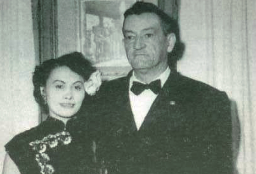 陈香梅女士与陈纳德将军